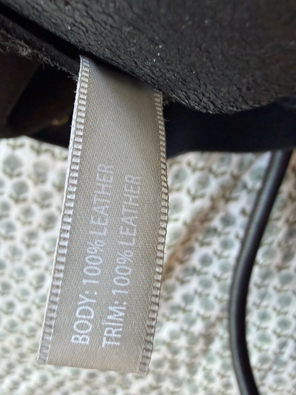 India Hicks "Fussy Sarah" Bag in Black Suede and Leather - Picture 9 of 15